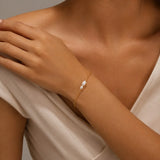 Freshwater Pearl Chain Bracelet