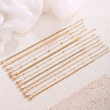 Boho Multi-Layer Bracelet Set — Snake Chain & Rhinestone Claw Chain