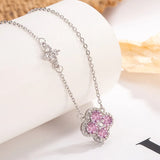 Sterling Silver Clover Pendant Necklace