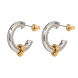 Classic Small C-Shape Hoop Earrings