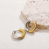 Polished Round Drop Earrings