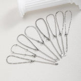 Silver Stackable Chain Bracelet