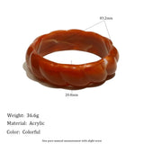 Bohemia Acrylic Chunky Statement Bangle
