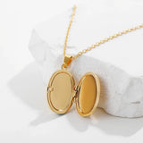 Celestial Photo Locket Necklace