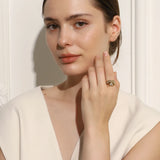 Sun Layer Statement Ring