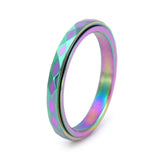 Faceted Spinner Band Ring