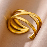 Classic Gold Band Ring - Style 3