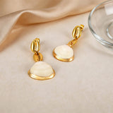 Cowrie Shell Drop Earrings