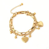 Amour Layered Bead Bracelet