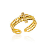 Classic Gold Band Ring - Style 17