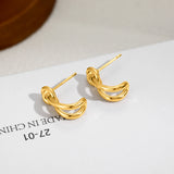 Twist Knot Stud Earrings