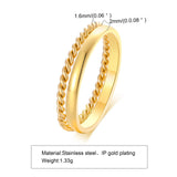 Dome Stacking Ring Set of 2