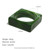 Bohemia Acrylic Chunky Statement Bangle