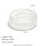 Bohemia Acrylic Chunky Statement Bangle