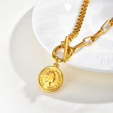 Toggle Coin Layering Necklace