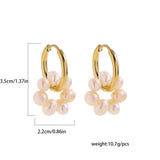 Natural Freshwater Pearl Drop Earrings