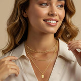 3-Piece Layered Gold Necklace Set