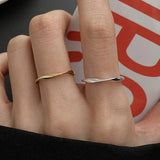 Sculpted Geometric Gold Ring