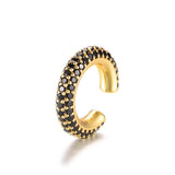 Celestia Pavé Ear Cuff – No Piercing Sparkle Hoop