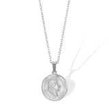Opal Oval Pendant Necklace