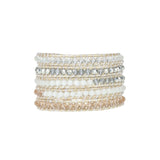 Silver Dorado Five Wrap Bracelet