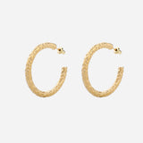 Jessie Textured Hoops