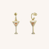Martini Dangle Earrings