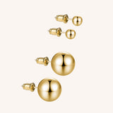 Marley Gold Stud Earring Set