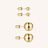 Marley Gold Stud Earring Set