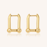 Jackie Geometric Hoop Earrings