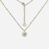 BWC Gold Evil Eye Necklace