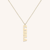 Vertical Zodiac Necklace