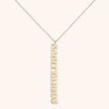 Vertical Zodiac Necklace