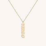 Vertical Zodiac Necklace