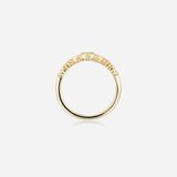 BWC Gold Evil Eye Ring
