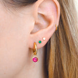 Birthstone Dangle Earrings
