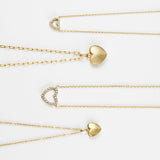 Love Pendant Staple Chain Necklace - Mom & Mini