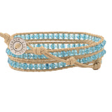 September Birthstone Three Wrap Bracelet