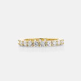 Johanna Moissanite Gold Vermeil Eternity Ring