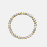 Round Cut Tennis Bracelet