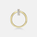 Together Gold Vermeil Pavé Double Ring