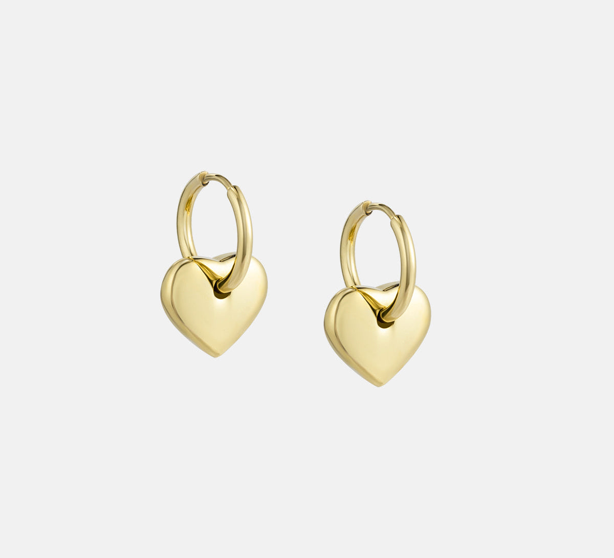 Heart Hoop Earrings Set - Mom & Mini