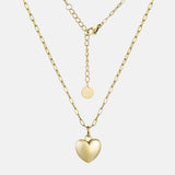 Love Pendant Staple Chain Necklace - Mom & Mini