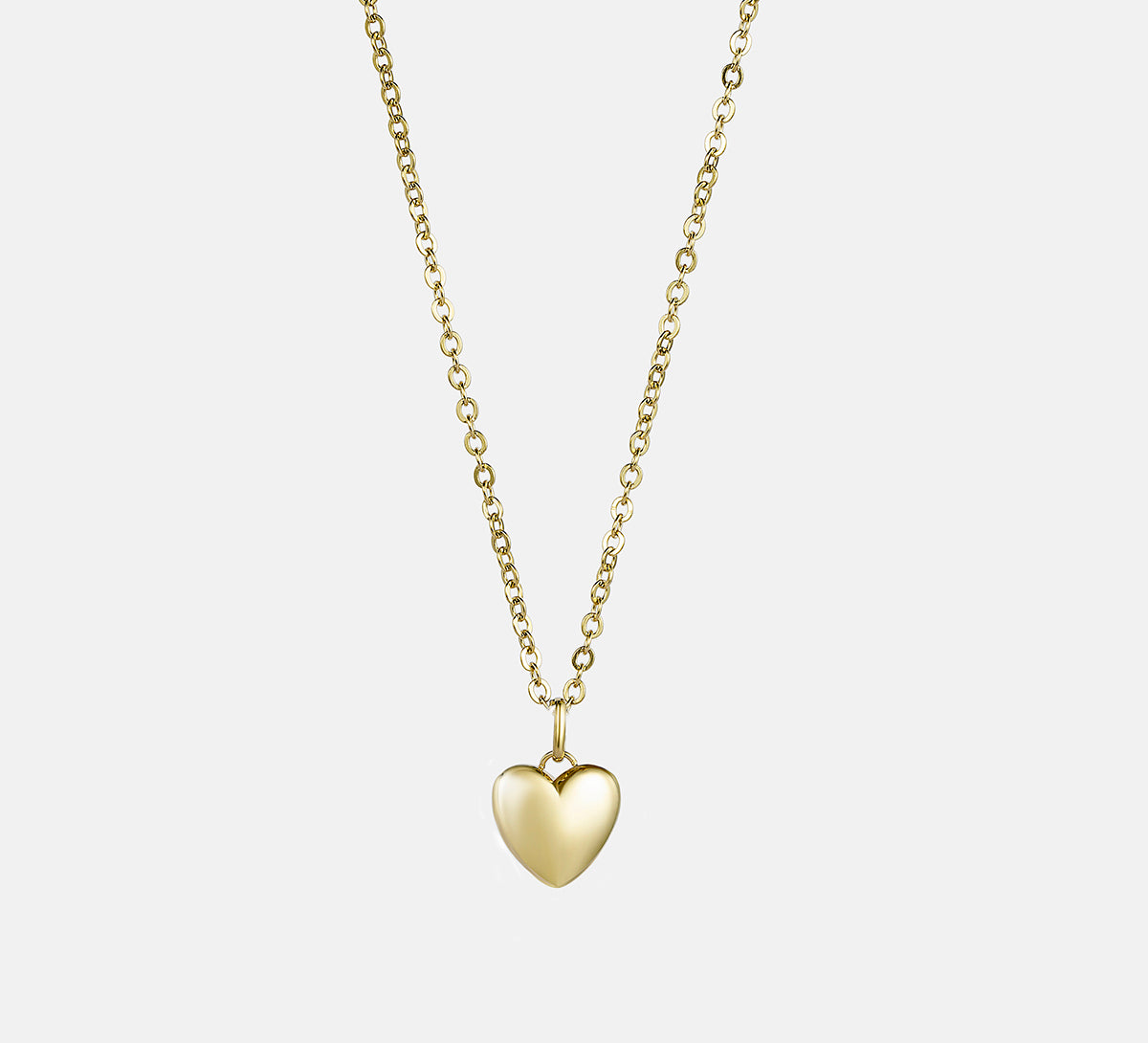Love Pendant Staple Chain Necklace - Mom & Mini