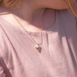 Love Pendant Staple Chain Necklace - Mom & Mini