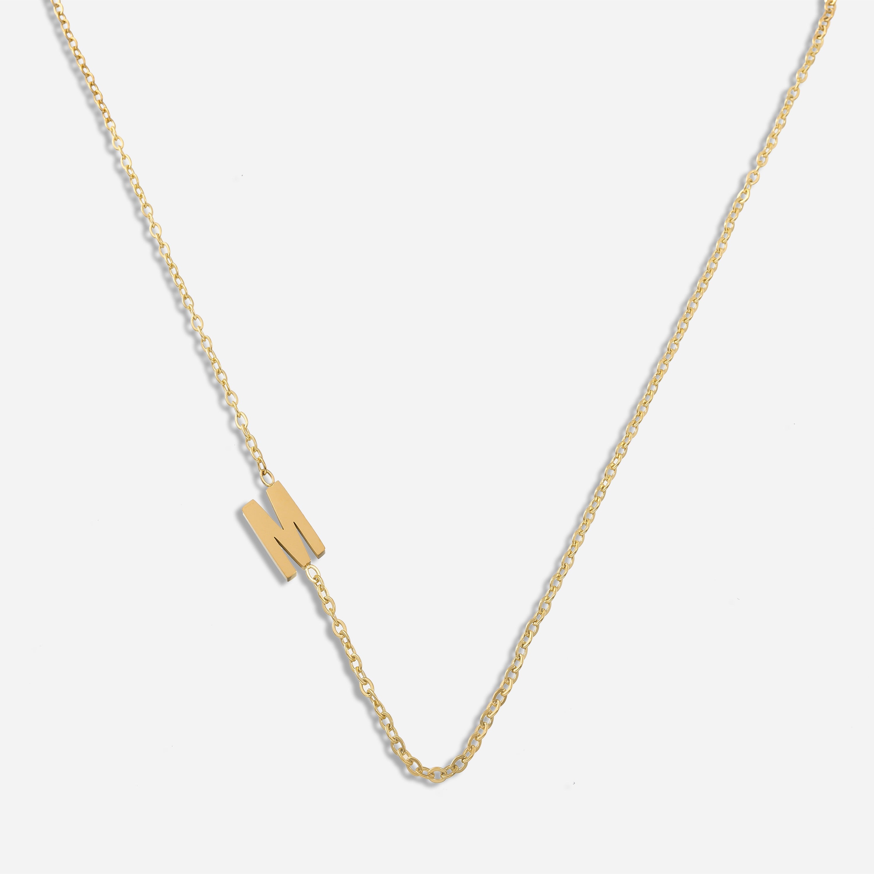 Dainty Letter Pendant Necklace – Victoria Emerson