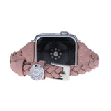 Braided Apple Watch Strap - Pink
